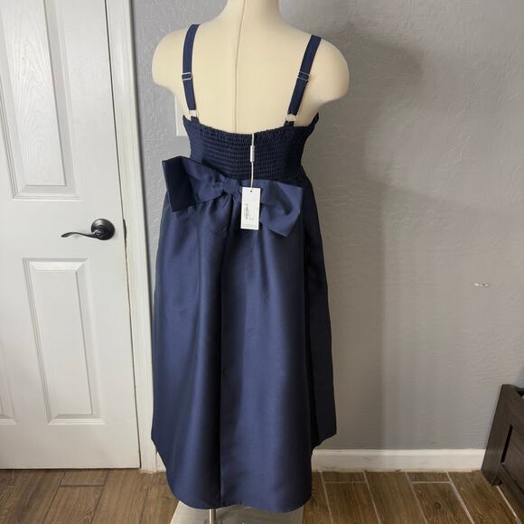 Petal and Pup Women's Isla Midi Dress, Navy Blue, L - Picture 2 of 7